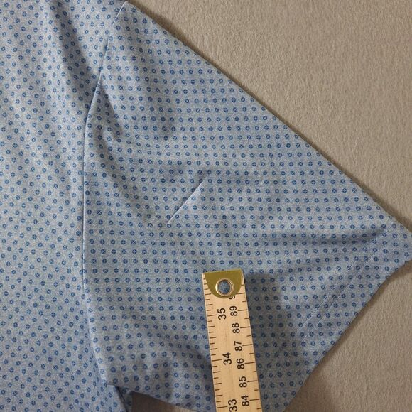 Callaway Opti Dry  Polo Shirt Men’s L Blue Geometric Golf Performance Clubhouse - Picture 4 of 8